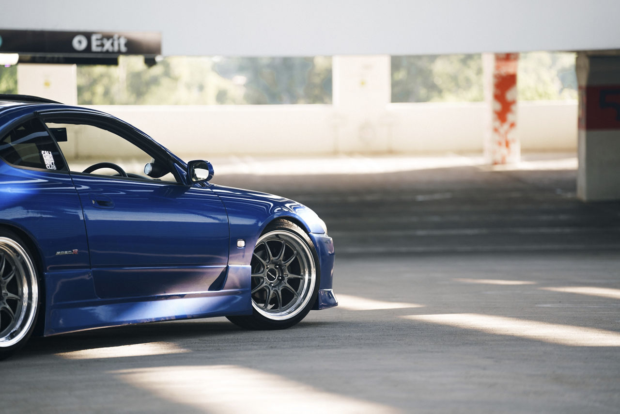 2000 Nissan Silvia - Motegi MF412 SS5 - Gray | Motegi Wheels